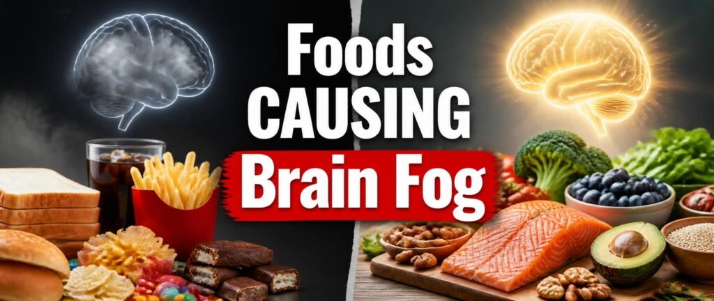 Foods That Cause Brain Fog – What to Stop Eating for Mental Clarity