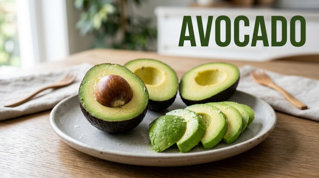 Sliced avocados with seeds 202605012025