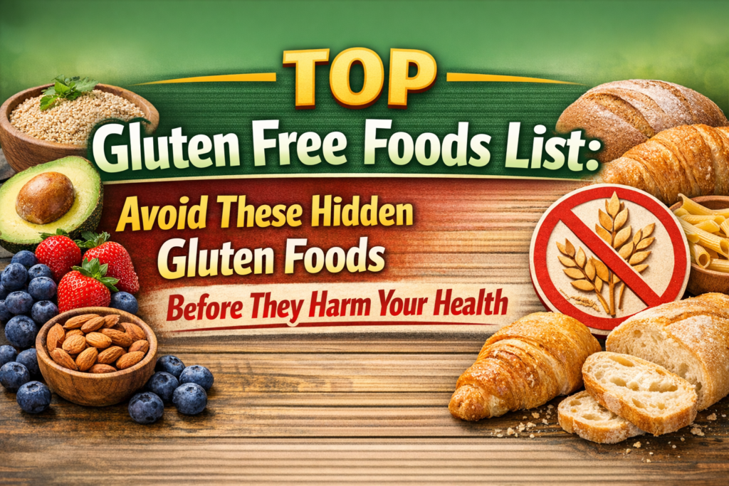 TOP Gluten Free Foods List: Avoid These Hidden Gluten Foods Before They Harm Your Health