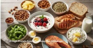 25 High-Protein Foods That Keep You Full Longer